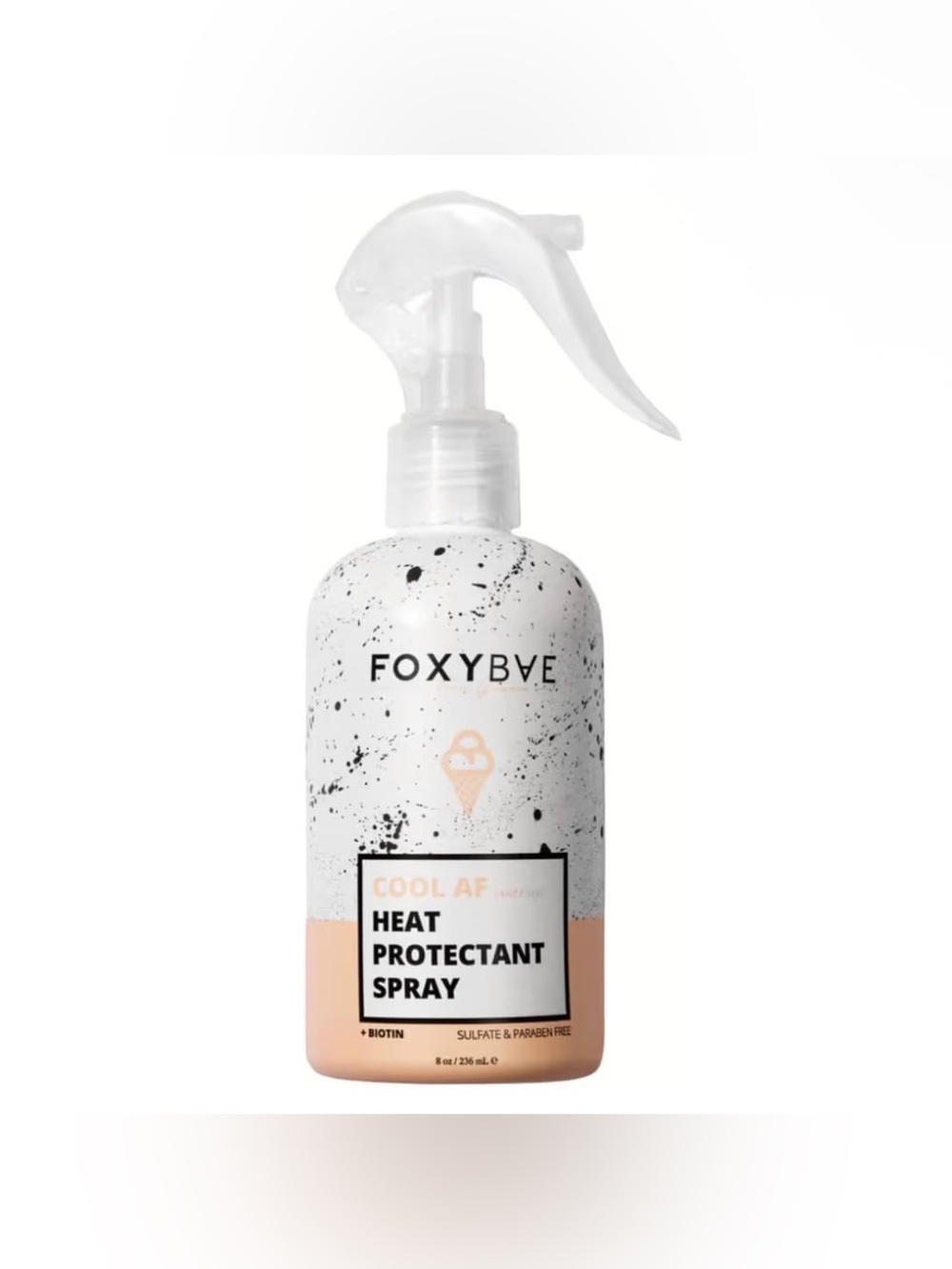 FoxyBae Cool AF Heat Protectant Spray - Thermal Hair Styling Mist